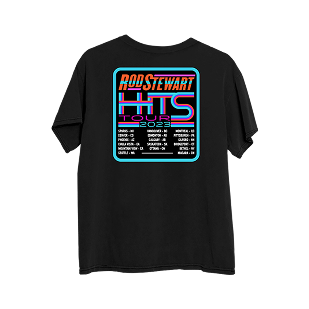 Black Hits Tour T-Shirt Back