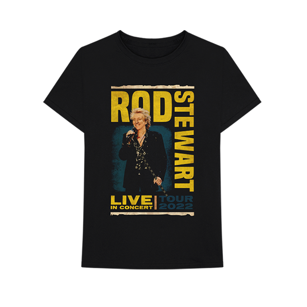 Rod Stewart Live In Concert T-Shirt - Rod Stewart Official Store Rod Stewart Live In Concert T-Shirt - Rod Stewart Official Store