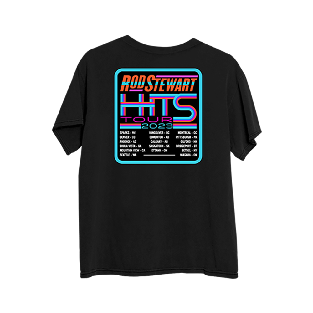 Black Hits Tour T-Shirt Back 