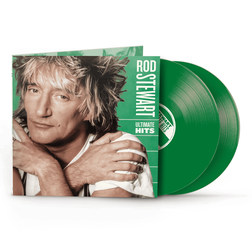 Rod Stewart Ultimate Hits 2LP Green Vinyl