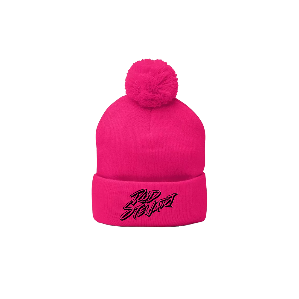 Hot Pink Logo Beanie