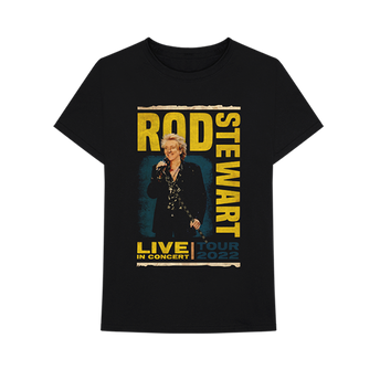 Rod Stewart Live In Concert T-Shirt Front 