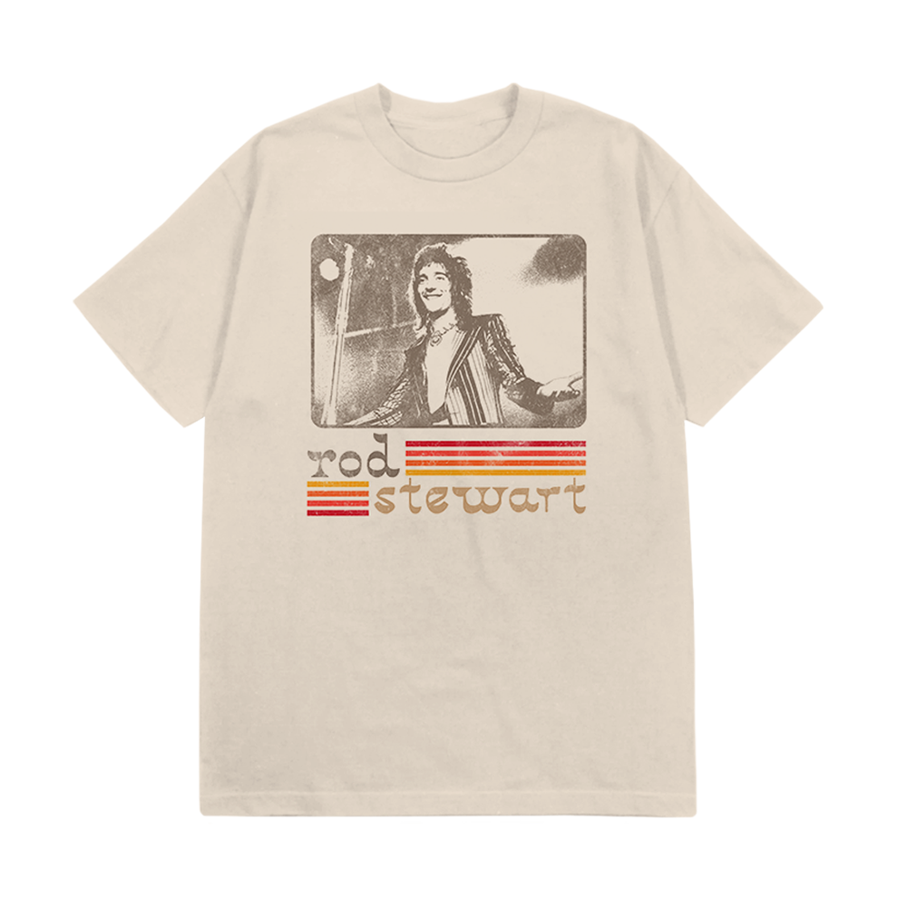 Vintage Rod Photo T-Shirt - Rod Stewart Official Store